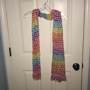 Rainbow scarf